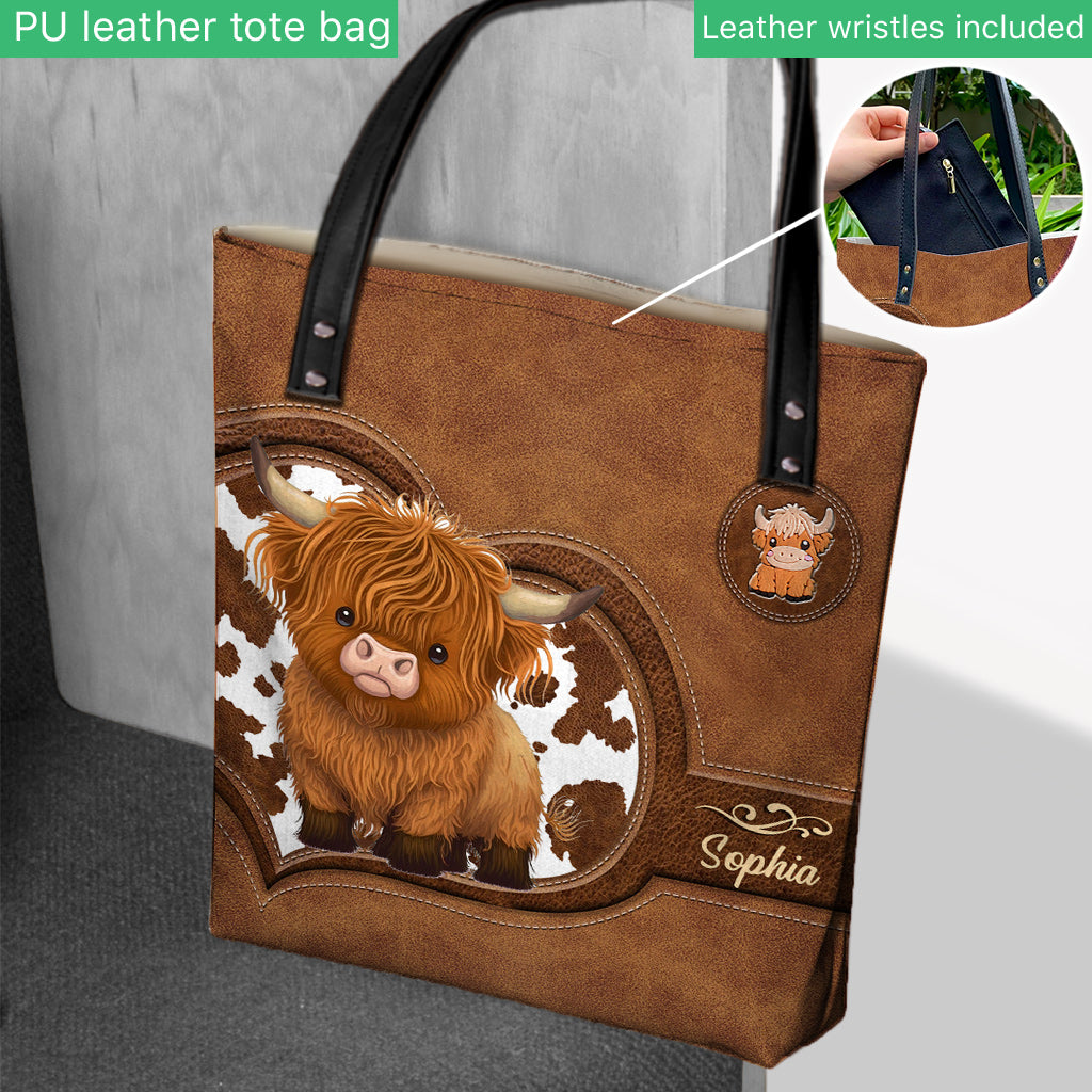 Just A Girl Who Loves Highland Cows - Personalized Tote Bag