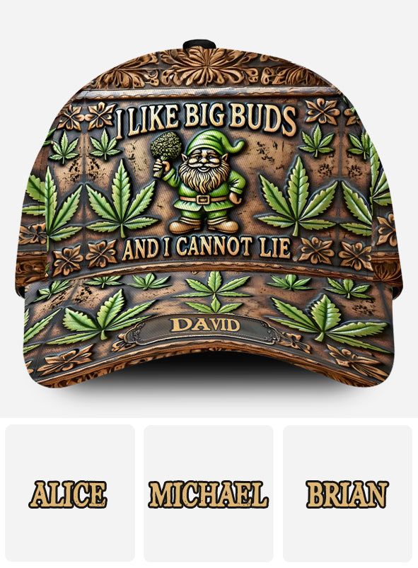 J'aime les grosses têtes - Casquette classique personnalisée pour les amateurs de cannabis