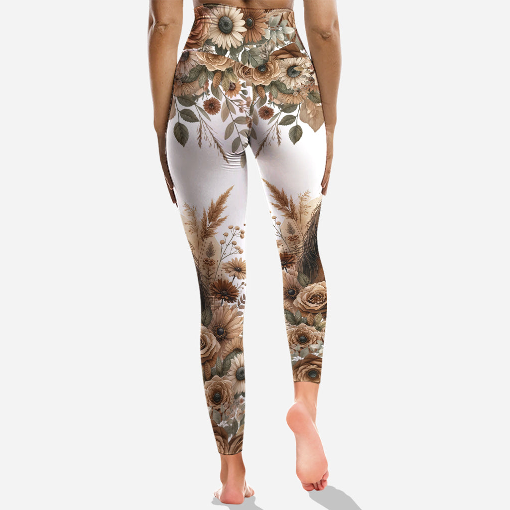 Beautiful Horse - Personalized Horse Hoodie and Leggings