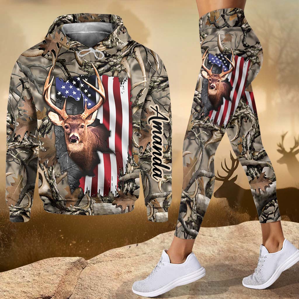 Love Hunting - Personalized Hunting Hoodie and Leggings