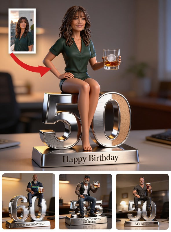 Plaque acrylique personnalisée pour le 50e anniversaire d'une femme latina, cadeau d'anniversaire pour maman, grand-mère, épouse