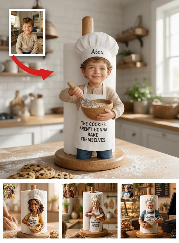 Support de Serviettes en Papier Personnalisé Petit Chef Latino