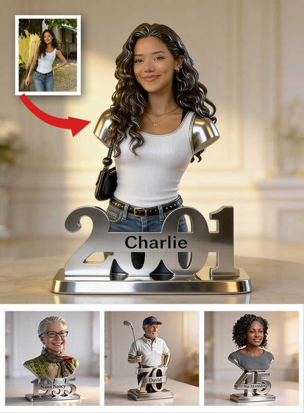 Personalisierte 21. Geburtstagsgeschenk für Latina-Frauen in Acrylform