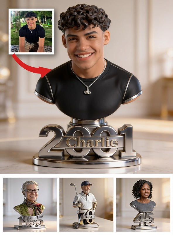 Personalized 21st Birthday Latino Man Custom Shaped Acrylic Plaque Gift For Him
