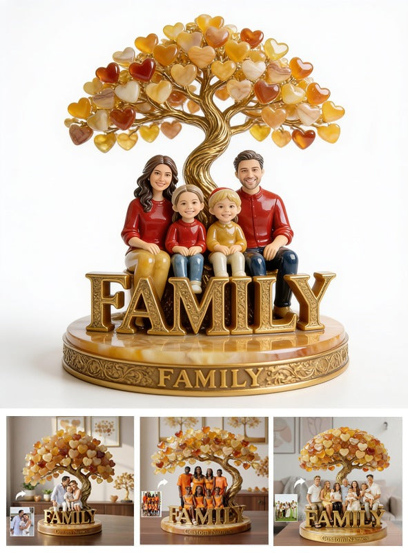 Personalized Christmas Family Custom Shaped Acrylic Plaque Home Decor Gift