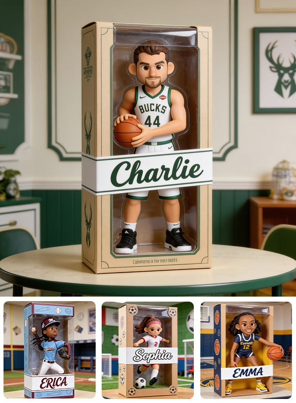 Personalized Man Basketball Player Custom Shaped Acrylic Plaque Sports Fan Gift