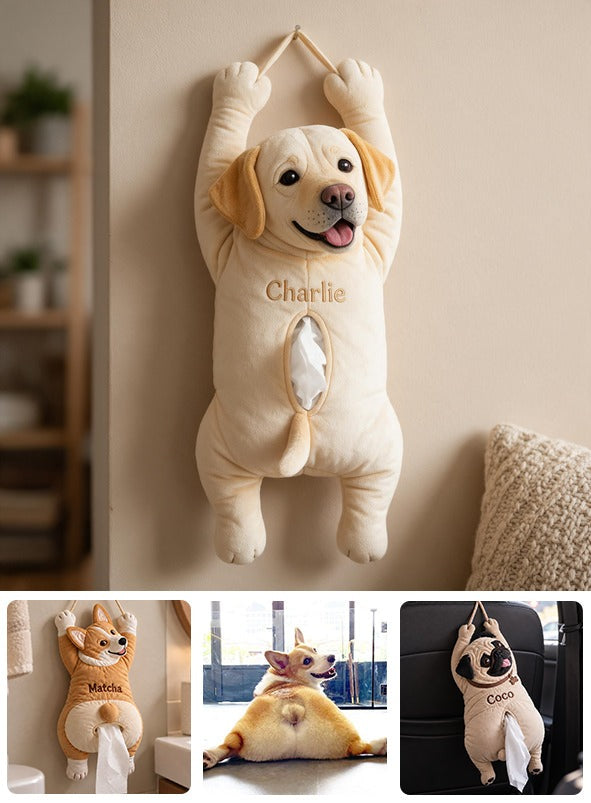 Personalized Yellow Labrador Retriever Pull-Out Organizer Home Storage