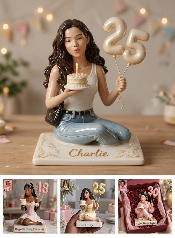 Personalized 25th Birthday Latina Woman 3D Plaque Keepsake Gift