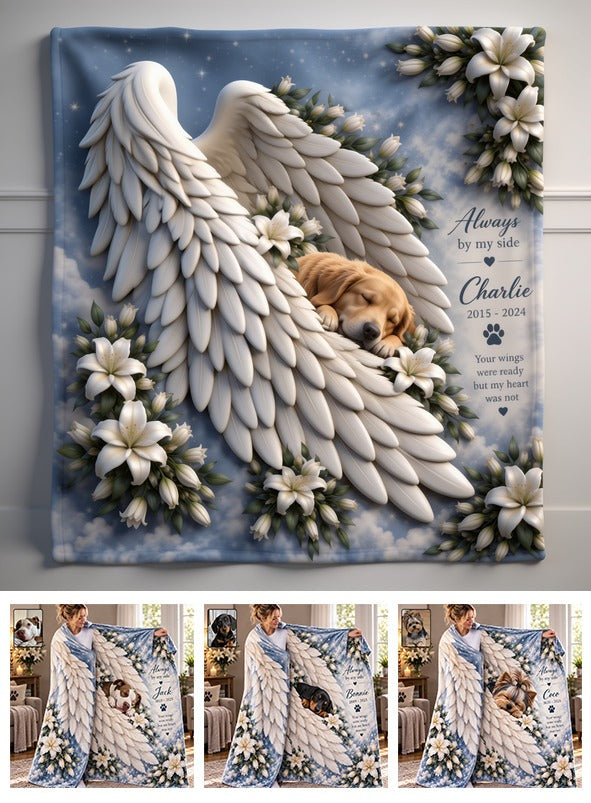 Personalized Adult Golden Retriever Memorial Wearable Blanket Pet Remembrance Gift