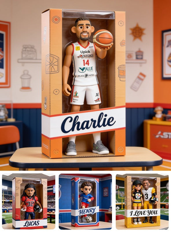 Personalized Latino Man Basketball Player Custom Shaped Acrylic Plaque Sports Fan Gift