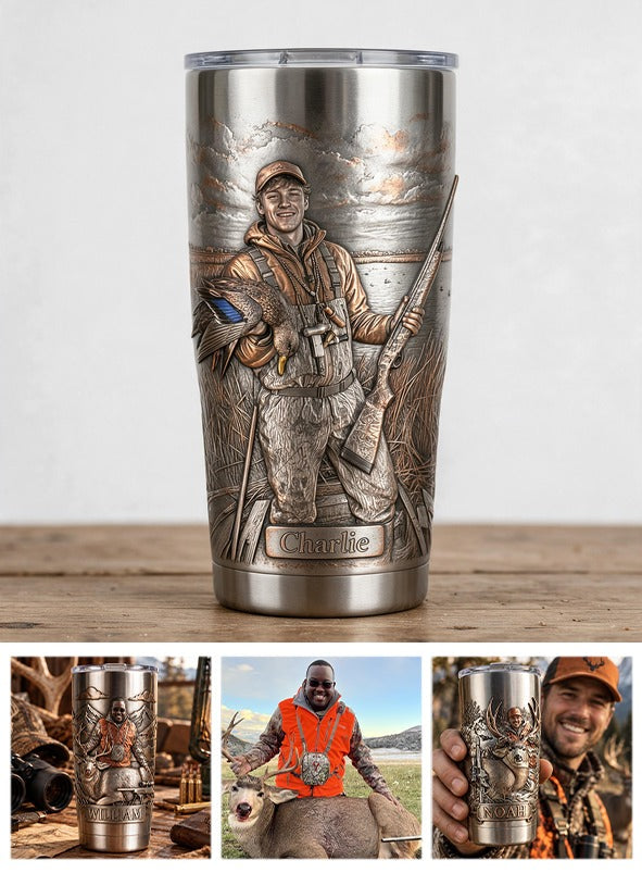 Tasse Personnalisée Chasseur de Canards Cadeau de Chasse