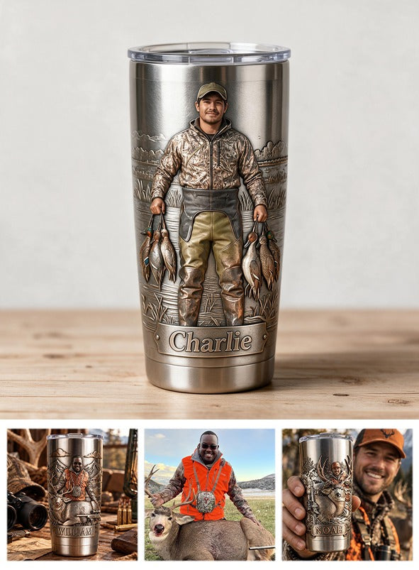 Tasse Personnalisée Chasseur de Canards Latino, Cadeau de Chasse