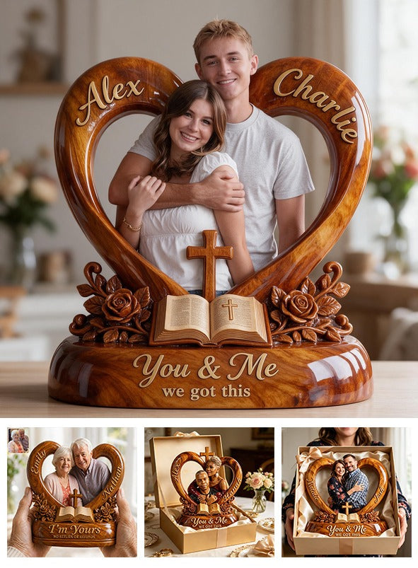 Personalized Custom Photo Husband Wife Couple Acrylic Plaque Romantic Keepsake Gift