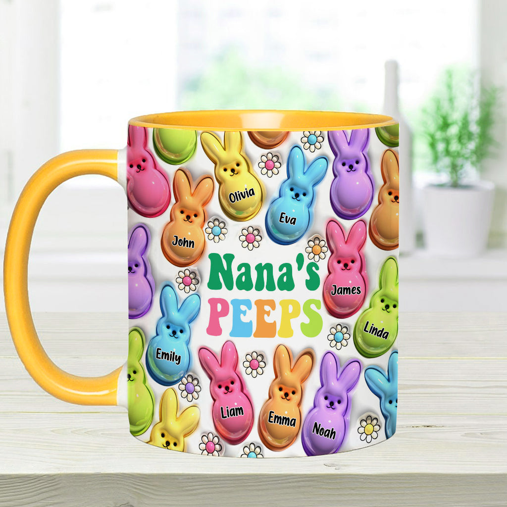 My Peeps - Personalized Grandma Accent Mug
