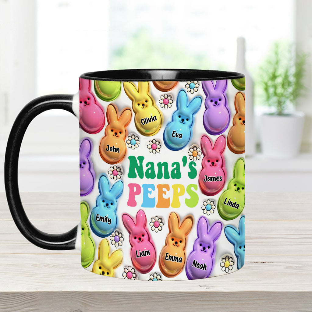 My Peeps - Personalized Grandma Accent Mug
