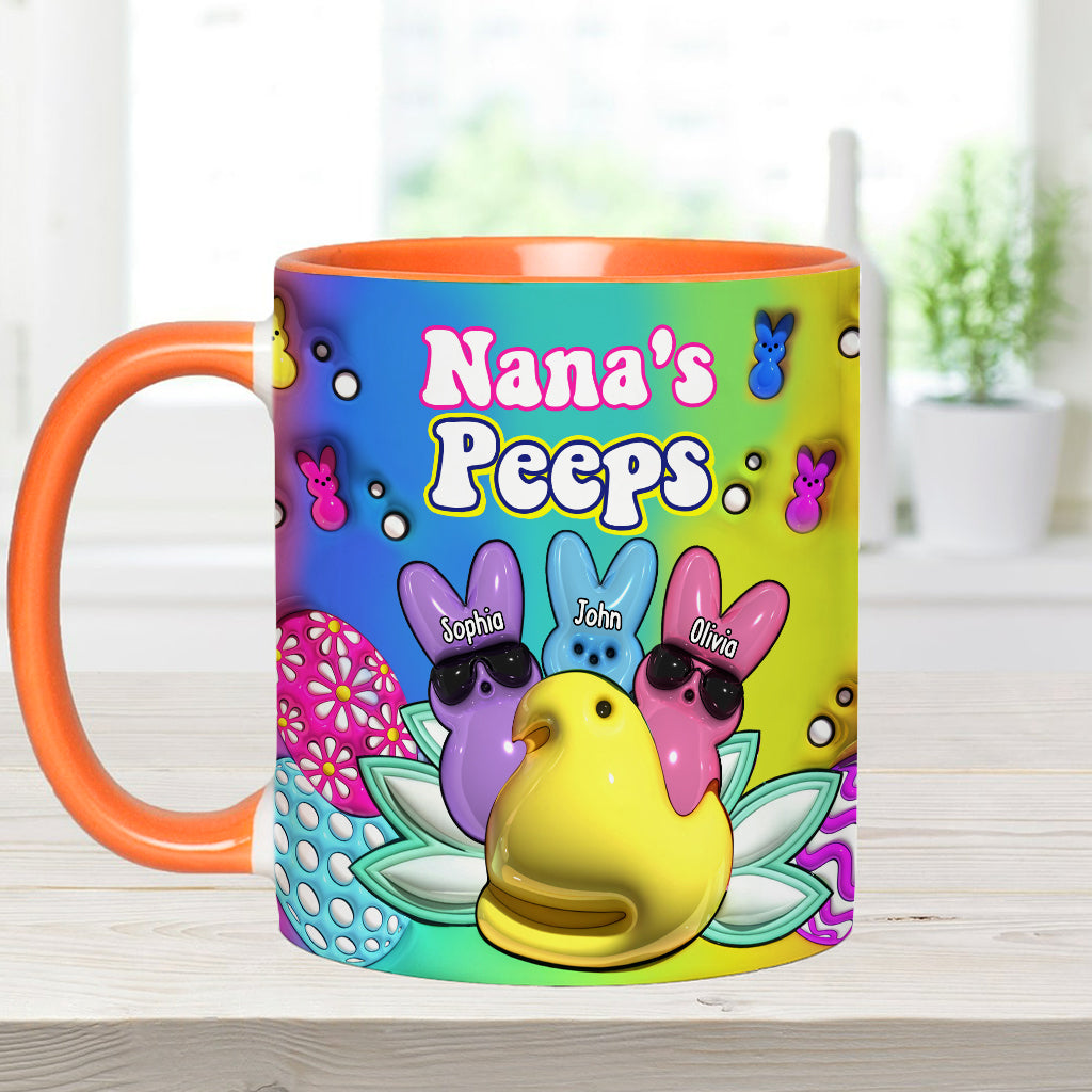 My Peeps - Personalized Grandma Accent Mug