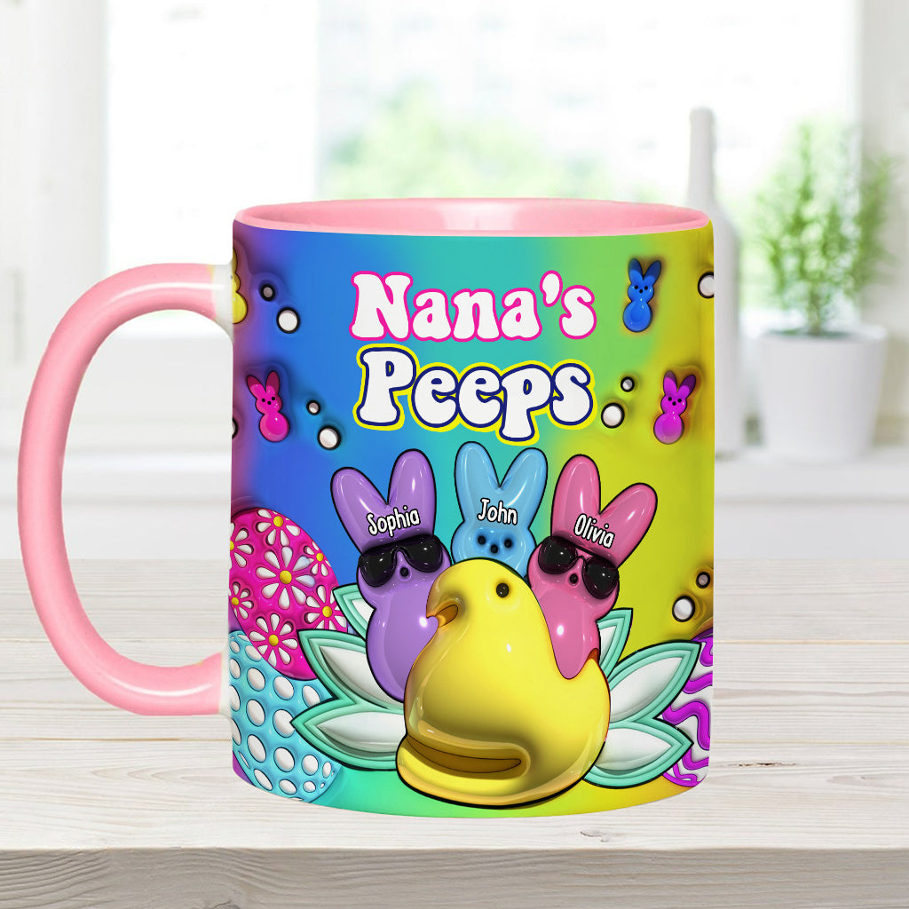My Peeps - Personalized Grandma Accent Mug