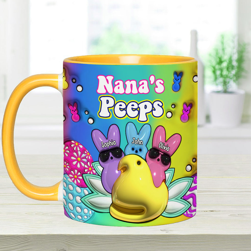 My Peeps - Personalized Grandma Accent Mug