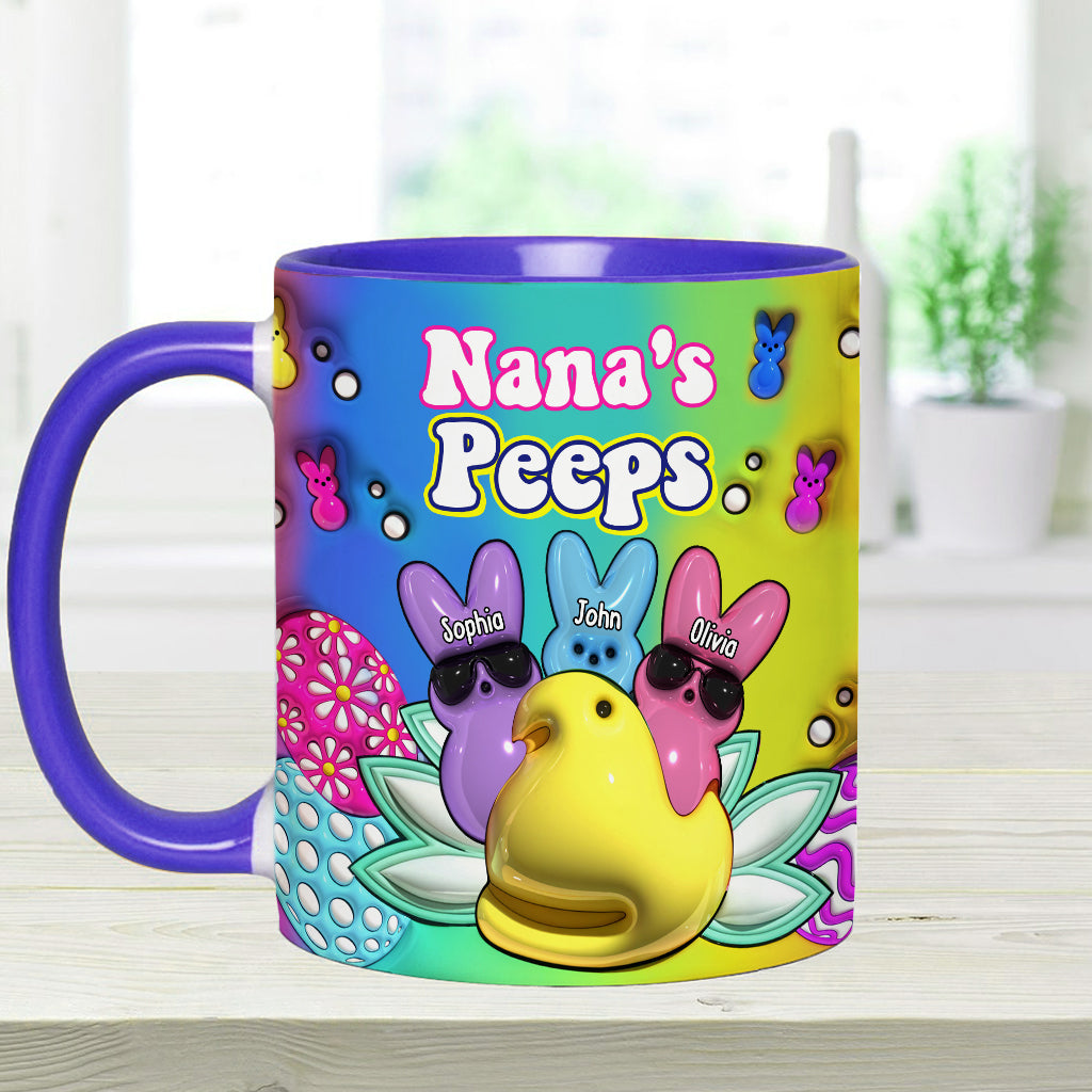 My Peeps - Personalized Grandma Accent Mug