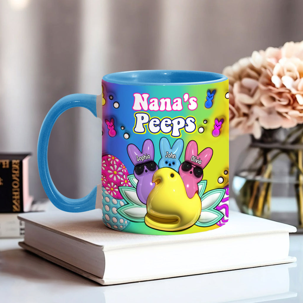 My Peeps - Personalized Grandma Accent Mug