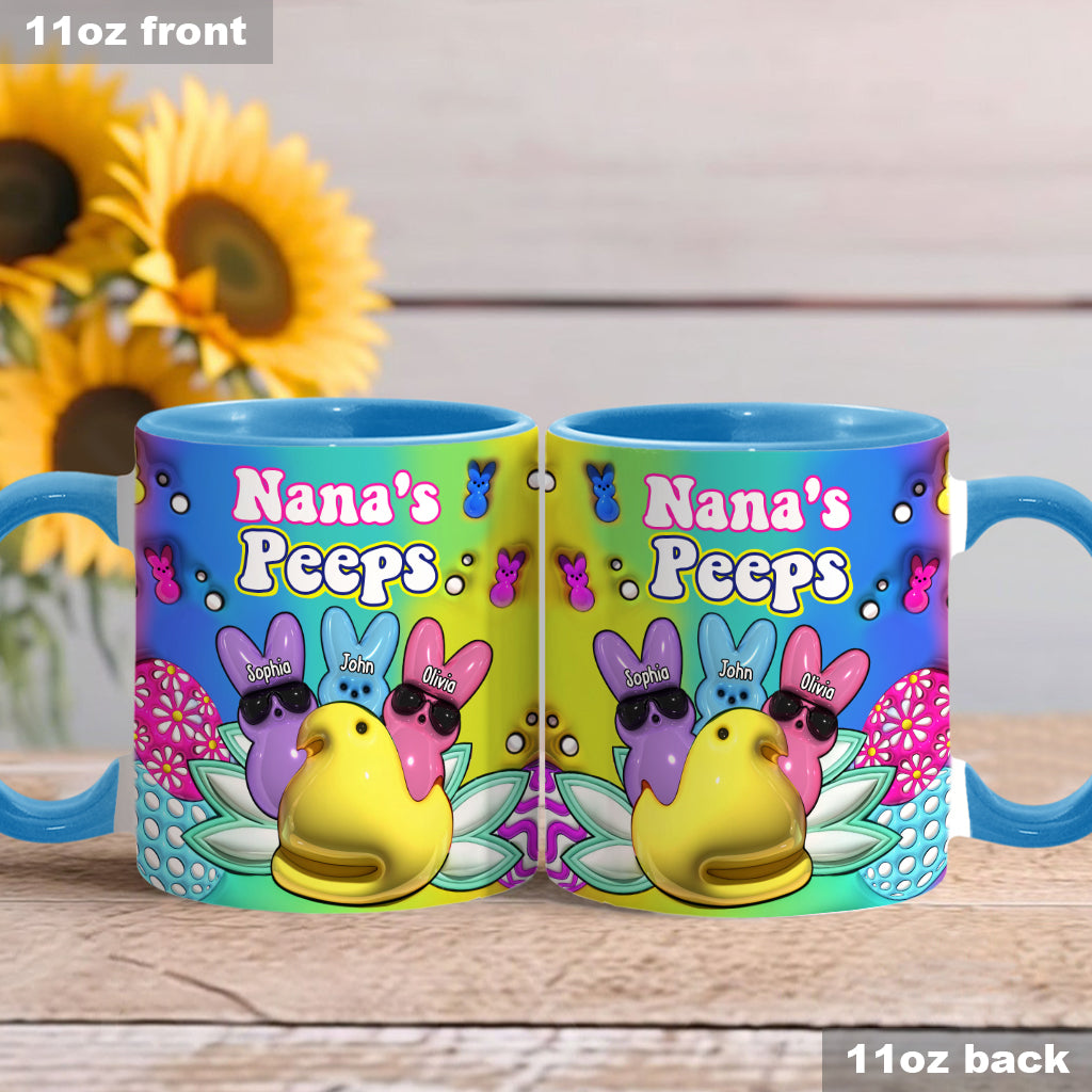 My Peeps - Personalized Grandma Accent Mug