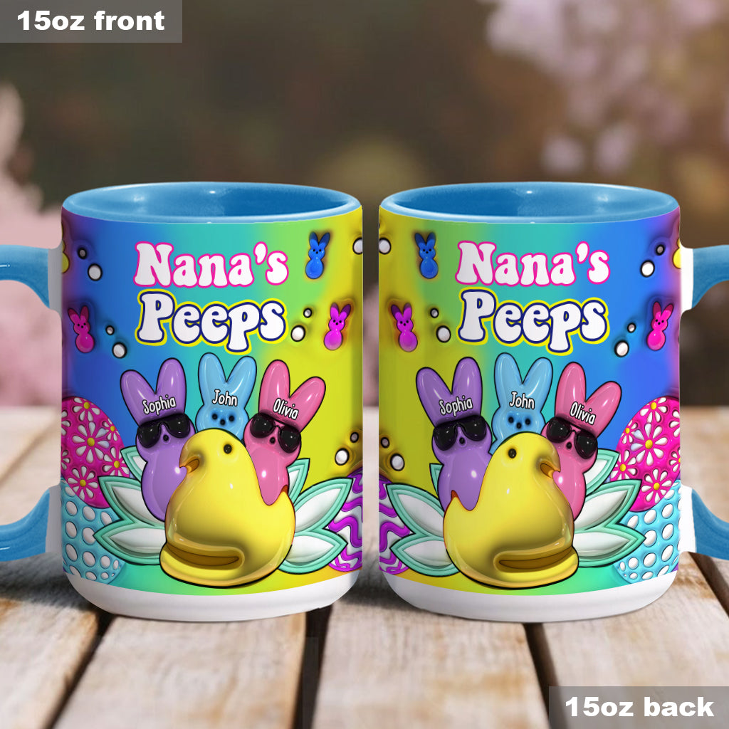 My Peeps - Personalized Grandma Accent Mug