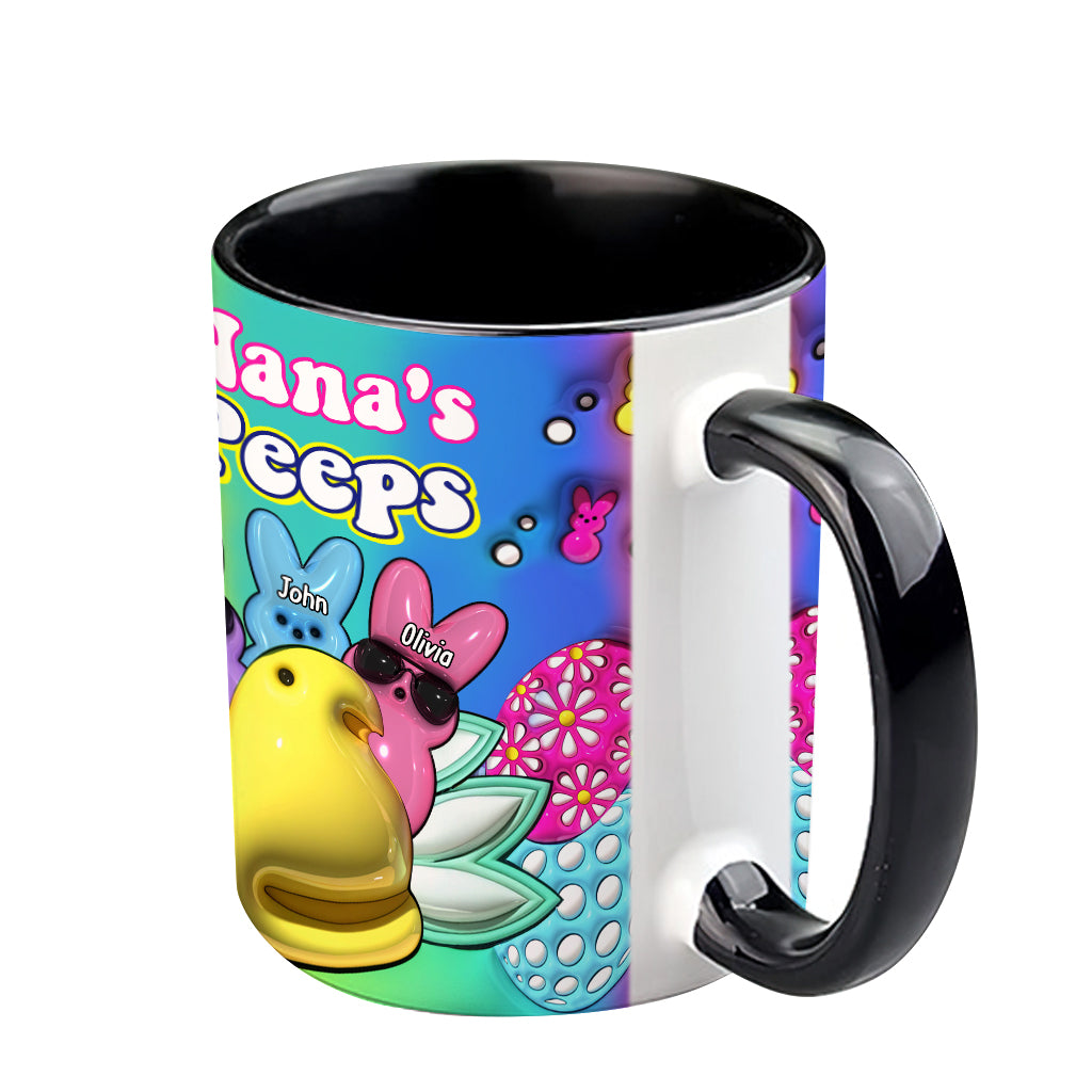 My Peeps - Personalized Grandma Accent Mug