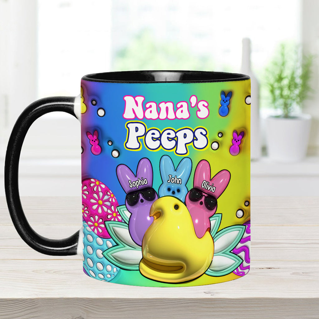 My Peeps - Personalized Grandma Accent Mug