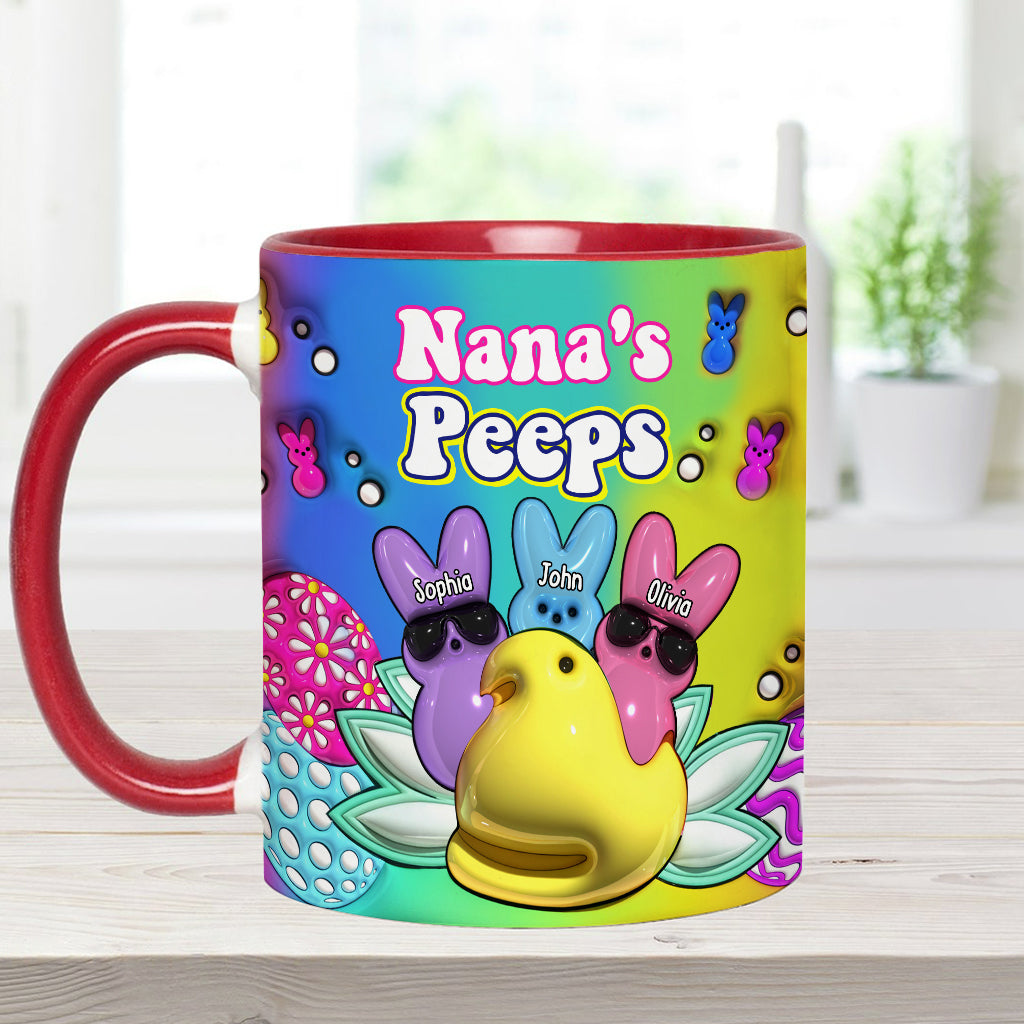 My Peeps - Personalized Grandma Accent Mug