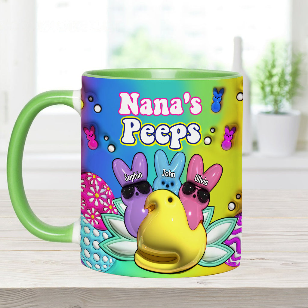 My Peeps - Personalized Grandma Accent Mug