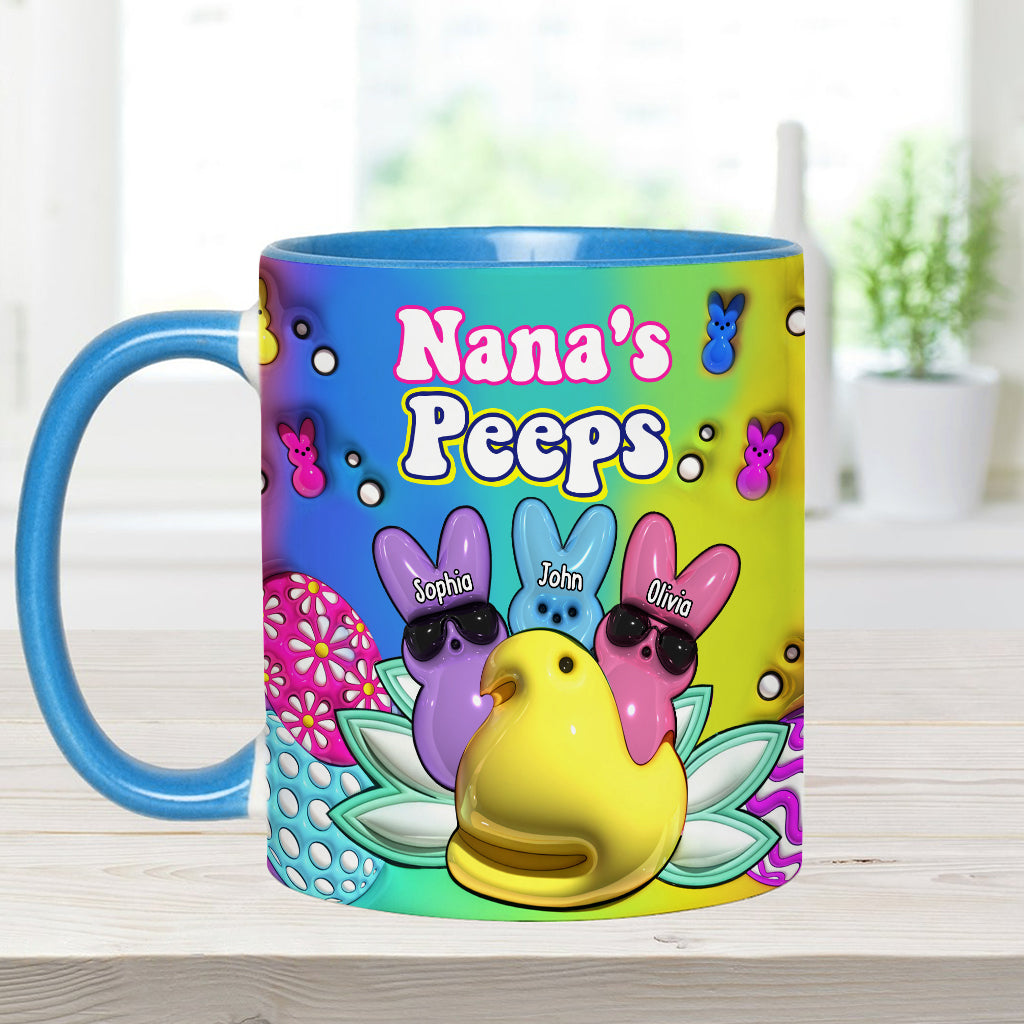 My Peeps - Personalized Grandma Accent Mug