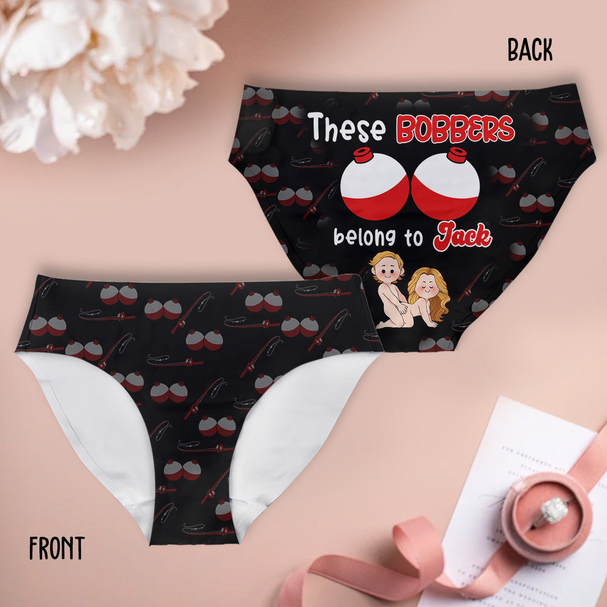 Belong To You - Personalized Fishing Women Briefs & Men Boxer Briefs