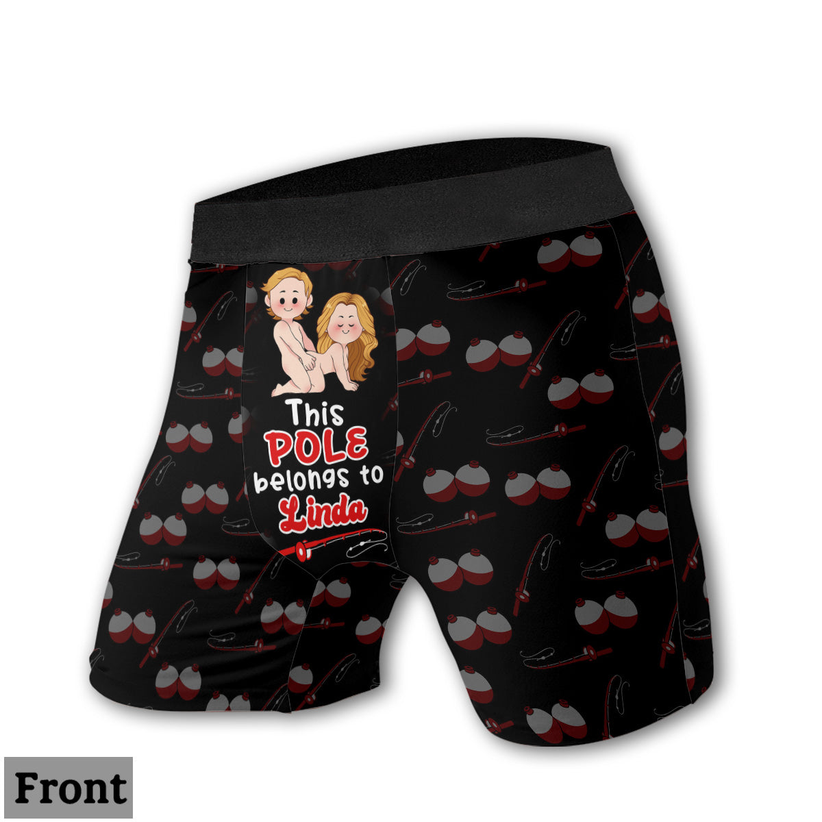 Belong To You - Personalized Fishing Women Briefs & Men Boxer Briefs