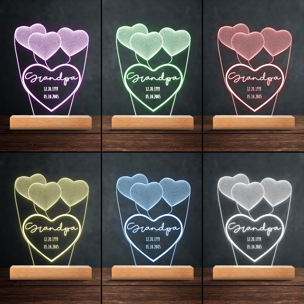 Love You Mom - Gift for mom, grandma, grandpa, husband, wife, dad - Personalized Shaped Plaque Light Base