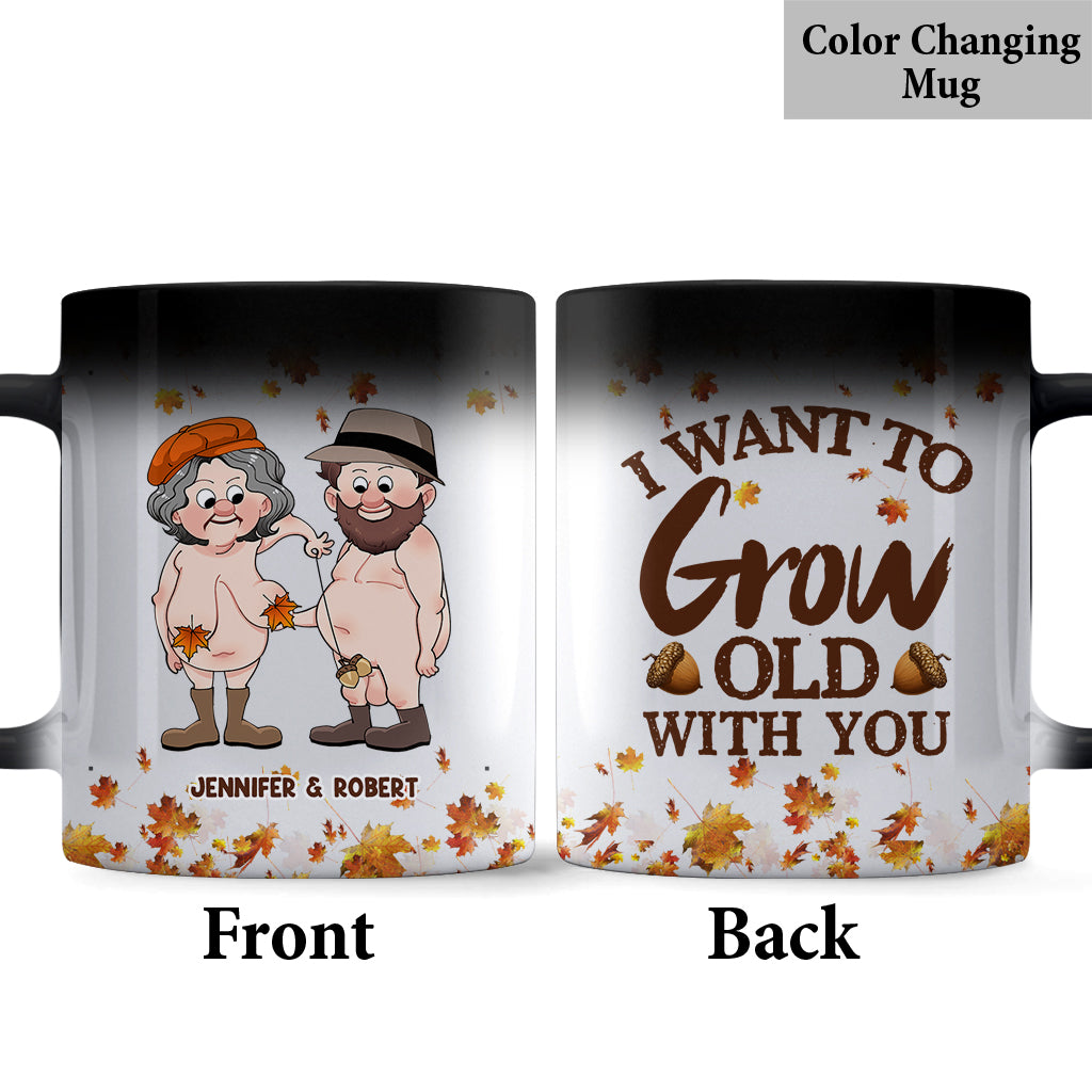 I Want To Grow Old With You - Personalized Couple Mug