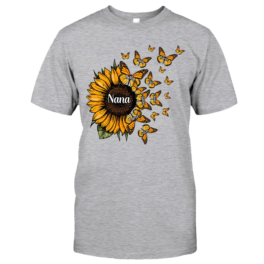 Beautiful Sunflower Blessed To Be Called - Gift for grandma, mom - Personalized T-shirt And Hoodie