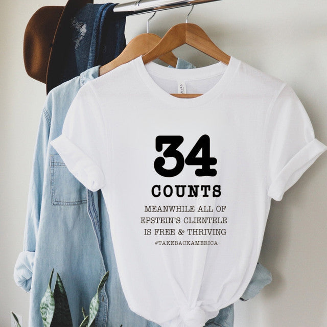 Trump-Verurteilung (34 Anklagepunkte) T-Shirt, Trump-Urteil, Trump-Wahlkampf 2024, Verurteilung Trumps, Verurteilter Präsident, Donald Trump – T-Shirt & Hoodie (Verurteilung wegen schwerer Straftaten)
