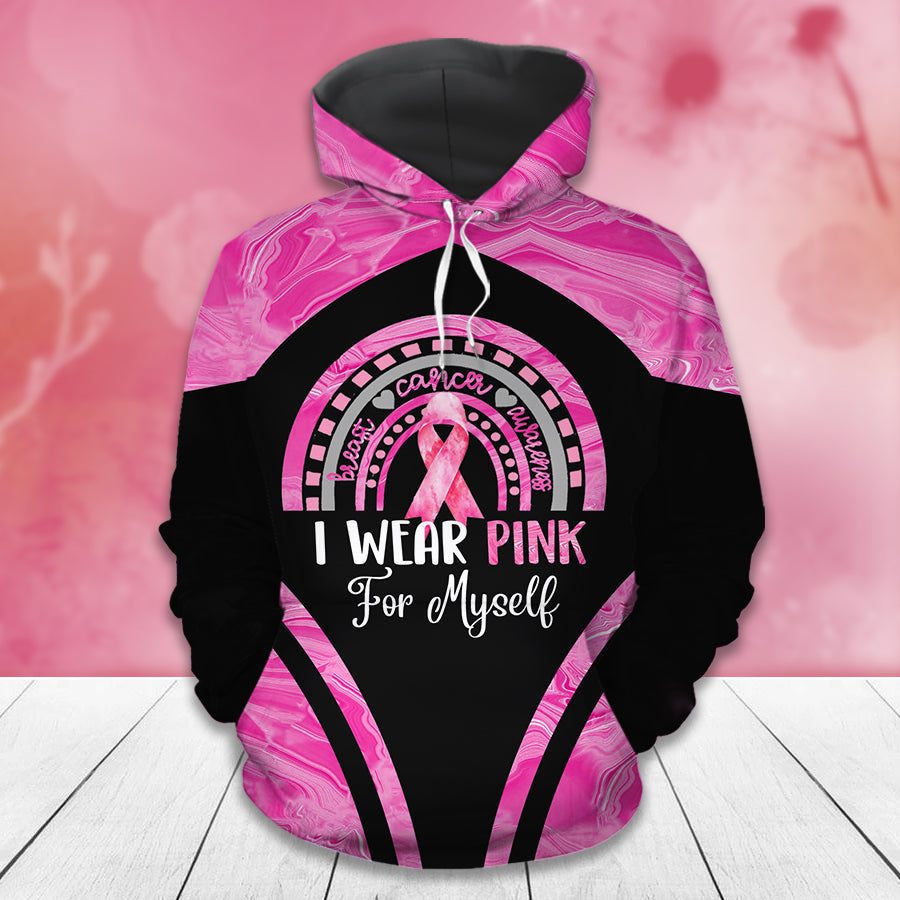 Ich trage Pink für – Brustkrebs-Aufklärung: T-Shirt und Hoodie 0822
