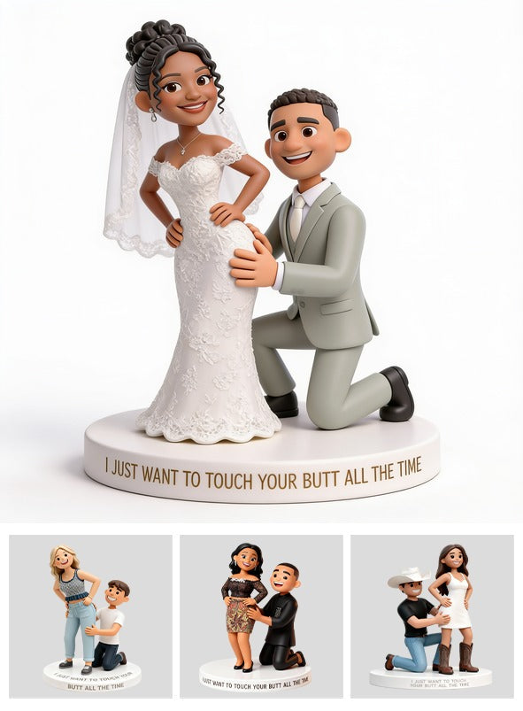 Personalisierte Foto-Hochzeitsplakette für Latino-Paare - Lustiges Geschenk
