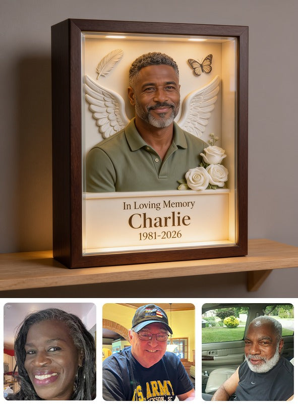 Personalisierte Gedenktafel für einen verstorbenen schwarzen Mann, Dad Ehemann Andenken