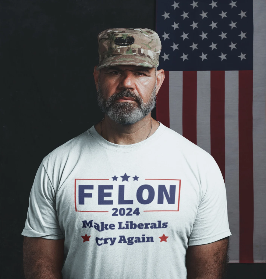 „Wähle Verbrecher, Trump“-T-Shirt | Konservatives T-Shirt | Republikaner, Zweiter Verfassungszusatz, Militär, Jesus, Amerika | Trump 2024 Shirts, T-Shirt & Hoodie