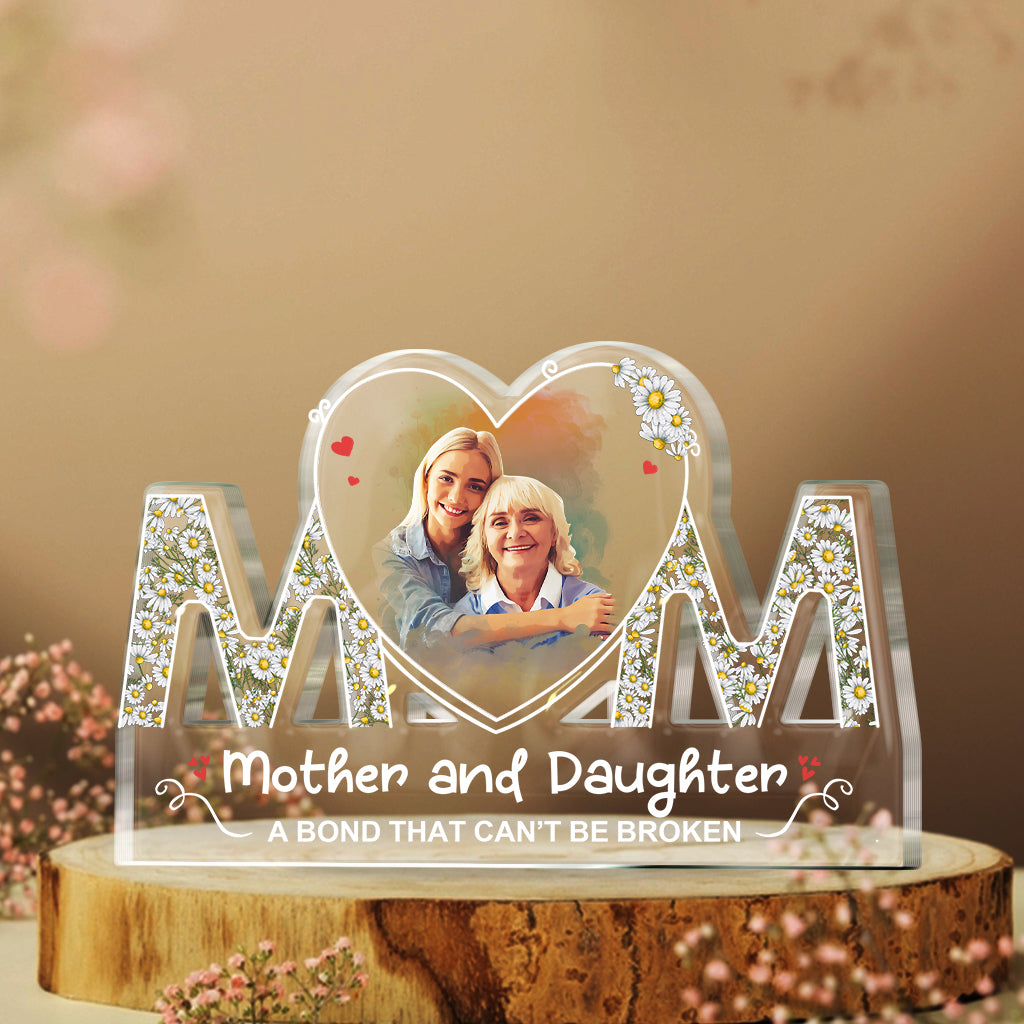 Mother And Daughter Son - Personalized Mother Custom Shaped Acrylic Plaque
