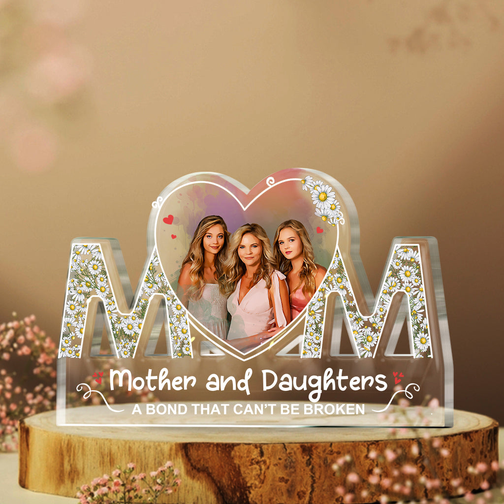 Mother And Daughter Son - Personalized Mother Custom Shaped Acrylic Plaque