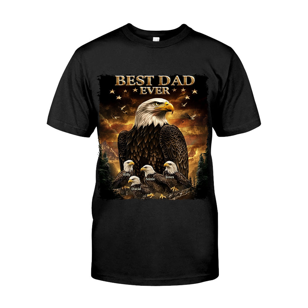 Best Dad Ever - Personalized Father T-shirt And Hoodie