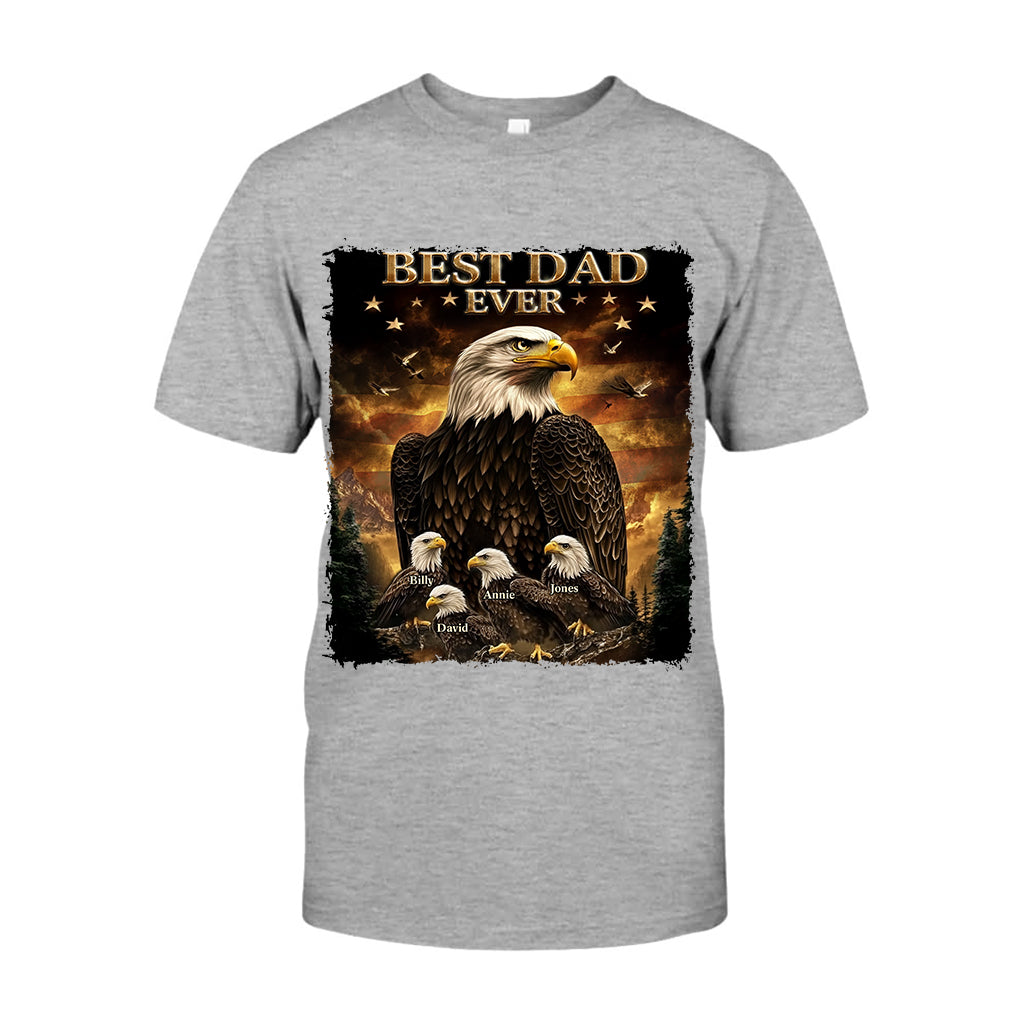 Best Dad Ever - Personalized Father T-shirt And Hoodie