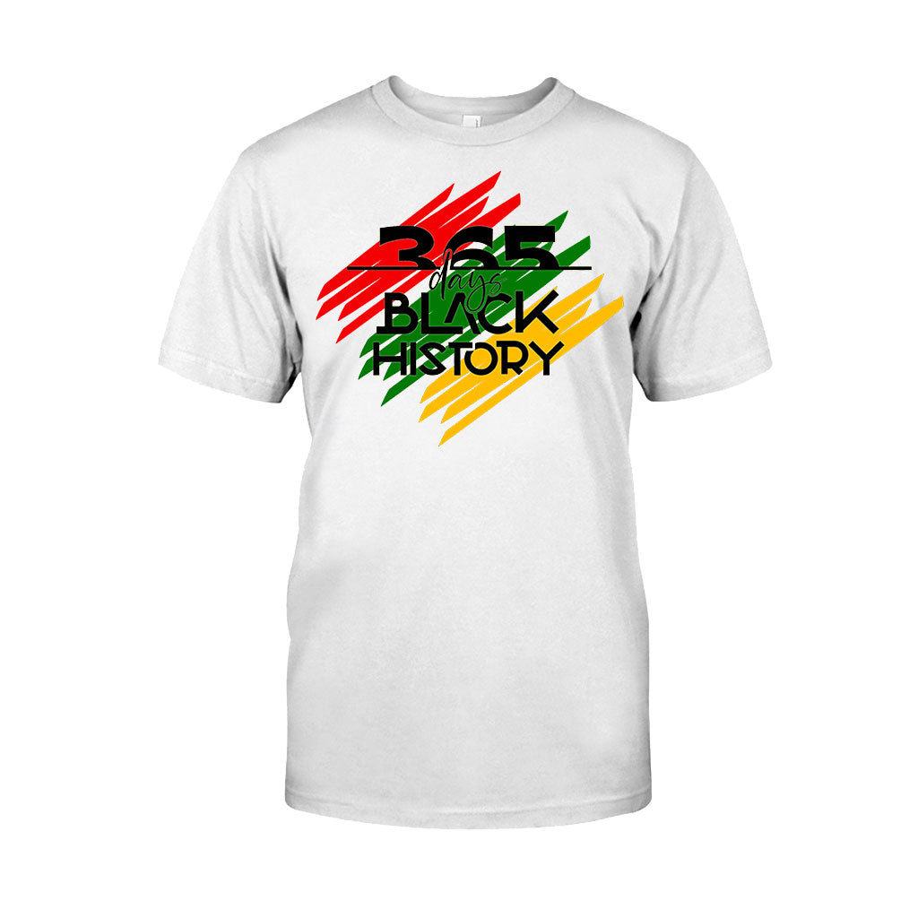 365 Days Black History - Personalized African American T-shirt And Hoodie