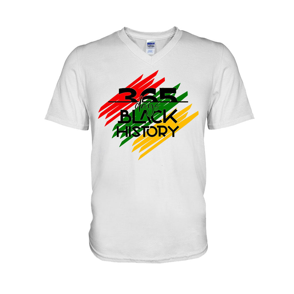 365 Days Black History - Personalized African American T-shirt And Hoodie