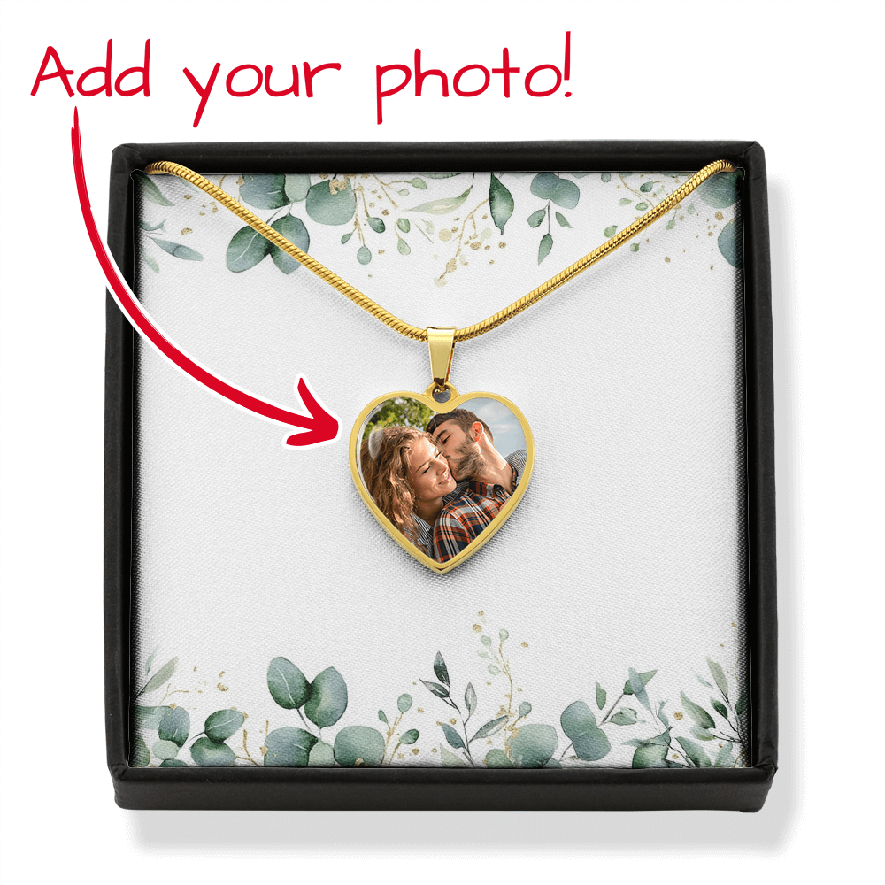 Tes ailes étaient prêtes, mais mon cœur ne l'était pas - Collier pendentif cœur commémoratif personnalisé - dth5801