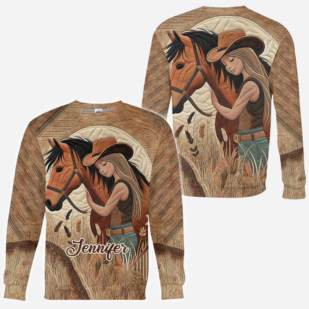 Horse Lovers - Personalized Horse All Over Shirt