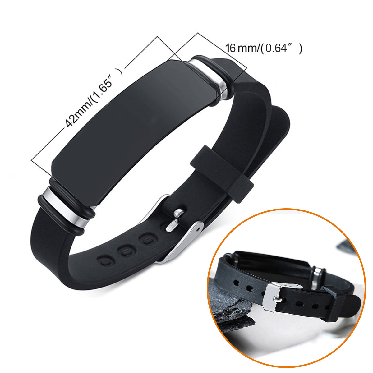 Father & Daughter Son Best Friend For Life - Personalized Father Engraved Bracelet
